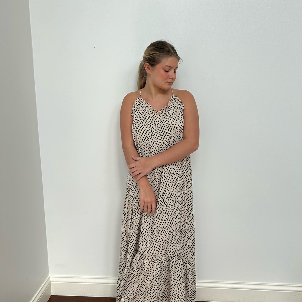 Polka Dot Maxi Dress